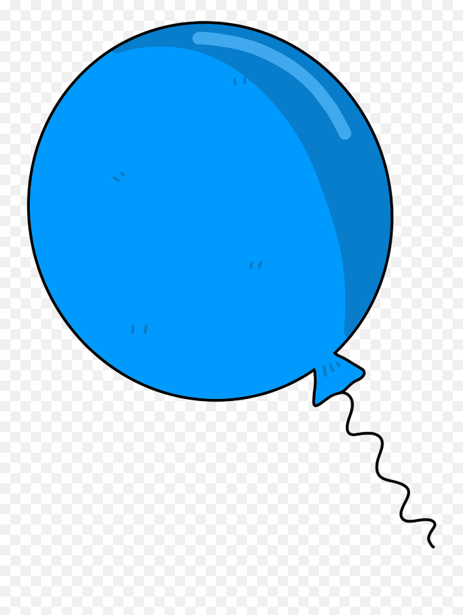 Balloon Birthday Blue - Balloon Emoji,Birthdsy Female Emotions