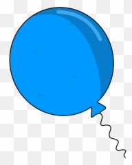 Balloon Birthday Blue - Balloon Emoji,Birthdsy Female Emotions