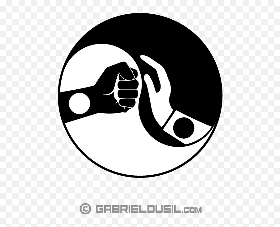 Martial Arts U2022 Fighting Science U2022 19 U2022 Yin Yang Of Sports Vs - Police Yin And Yang Emoji,Rabbit Emotion Art