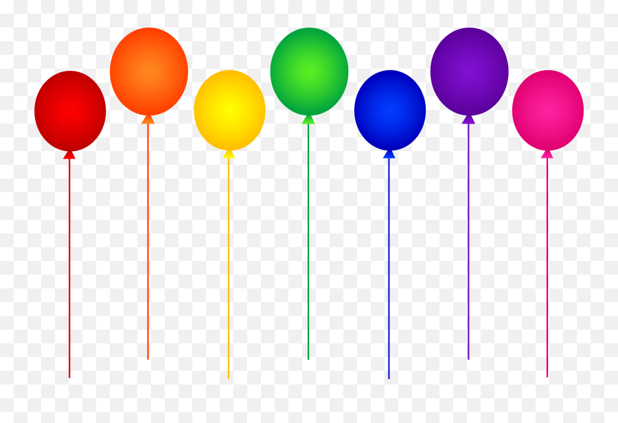 Birthday Balloons Free Birthday Balloon Clip Art Clipart - Birthday Balloon Clip Art Emoji,Birthday Balloon Emoji