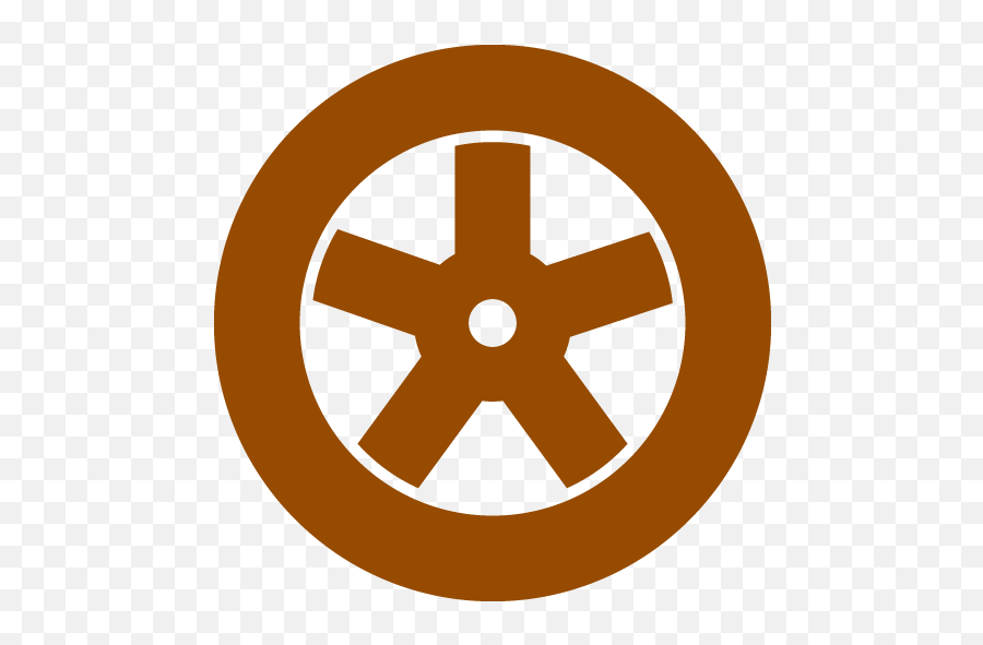 Brown Wheel 3 Icon - Free Brown Wheel Icons Goanimate Object Show Emoji,Tf2 Emoticons Question Mark