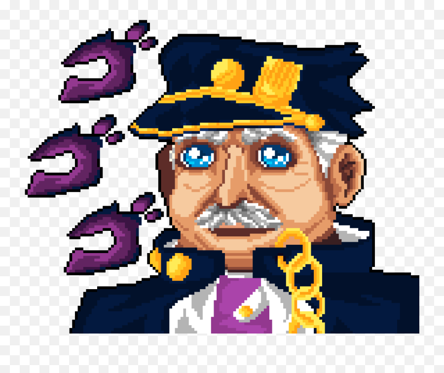 Fanart - Fictional Character Emoji,Jotaro Kujo Emotion