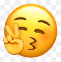 Emoji Peace Smile Emojisticker Sticker By Khaoula,Around Punch Emoji