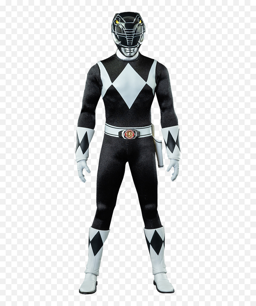 Black Ranger Sixth Scale Figure By Threezero Emoji,Facebook Emoticons Power Rangers