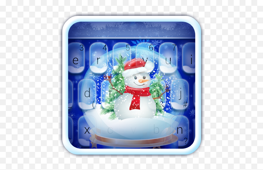 Download Live Christmas Snow Keyboard Theme On Pc U0026 Mac With - Happy Emoji,Steelers Emoji Keyboard