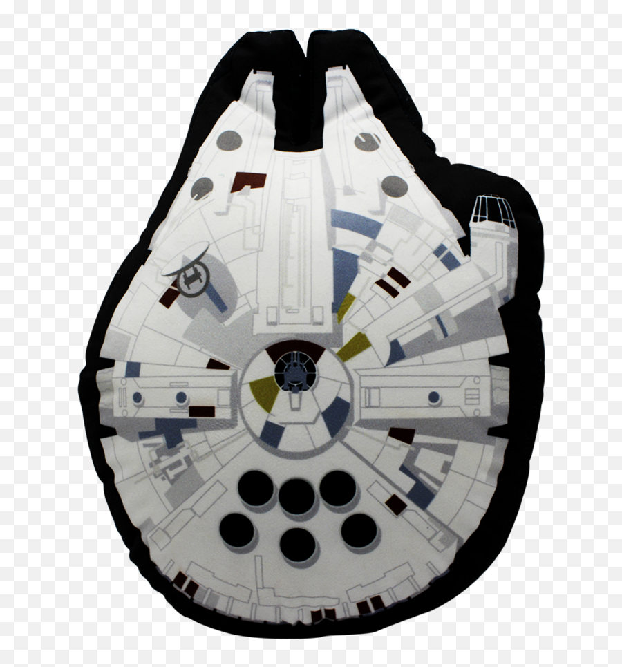 Planeta Nerd - Geek Almofada Formato Millennium Falcon Em Emoji,Emoticon Con Ziper