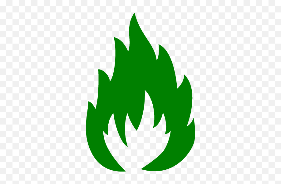 Green Flammable Icon - Free Green Sign Icons Emoji,Fire Emoji Png