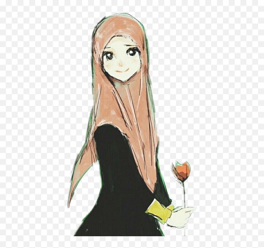 Hijab Muslimah Muslim Islam Sticker By Ame Anime - Wine Glass Emoji,Modest Emoji