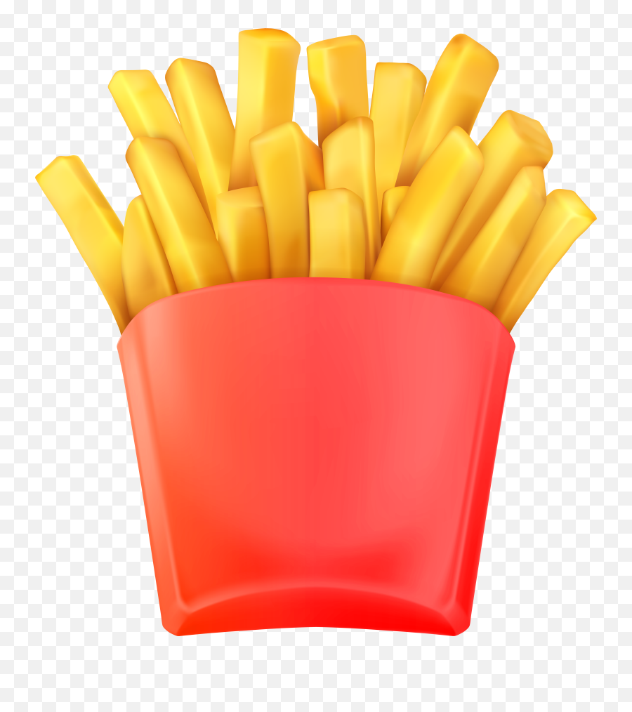 French Fries Clipart Png Emoji,Fries Emoji