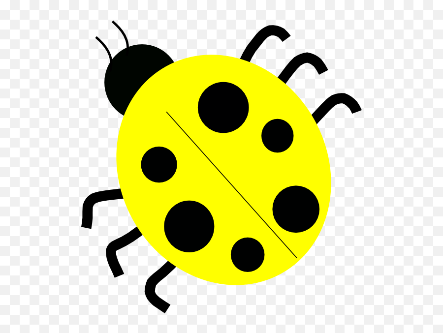 Insect Clipart Yellow Bug Insect Yellow Bug Transparent - Ladybug Clip Art Emoji,Sleep Ant Ladybug Ant Emoji
