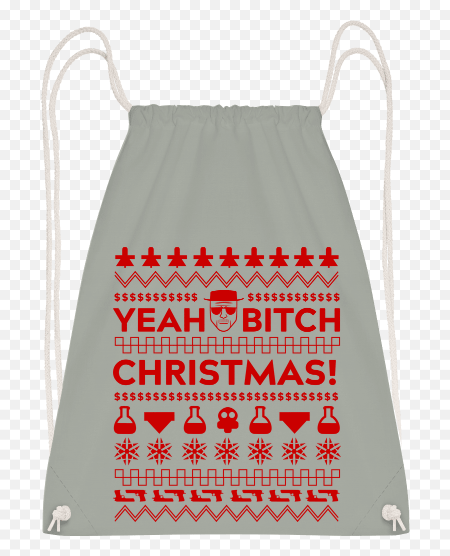 Yeah Bitch Christmas Drawstring - Vertical Emoji,100 Emoji Outfits