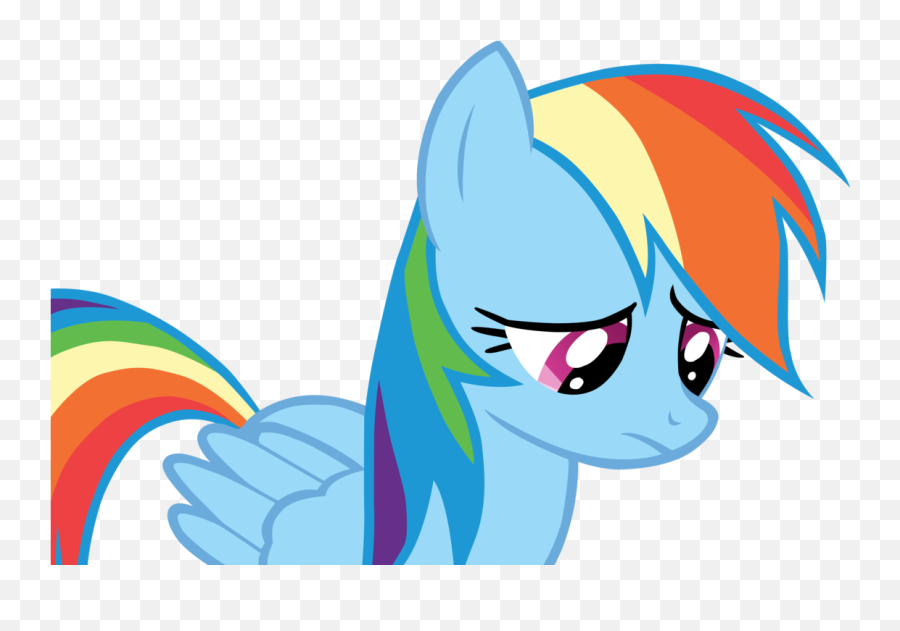 I Learned That My Dad Was An Anti - Sad Rainbow Dash Transparent Emoji,I'm All Ears Emoji