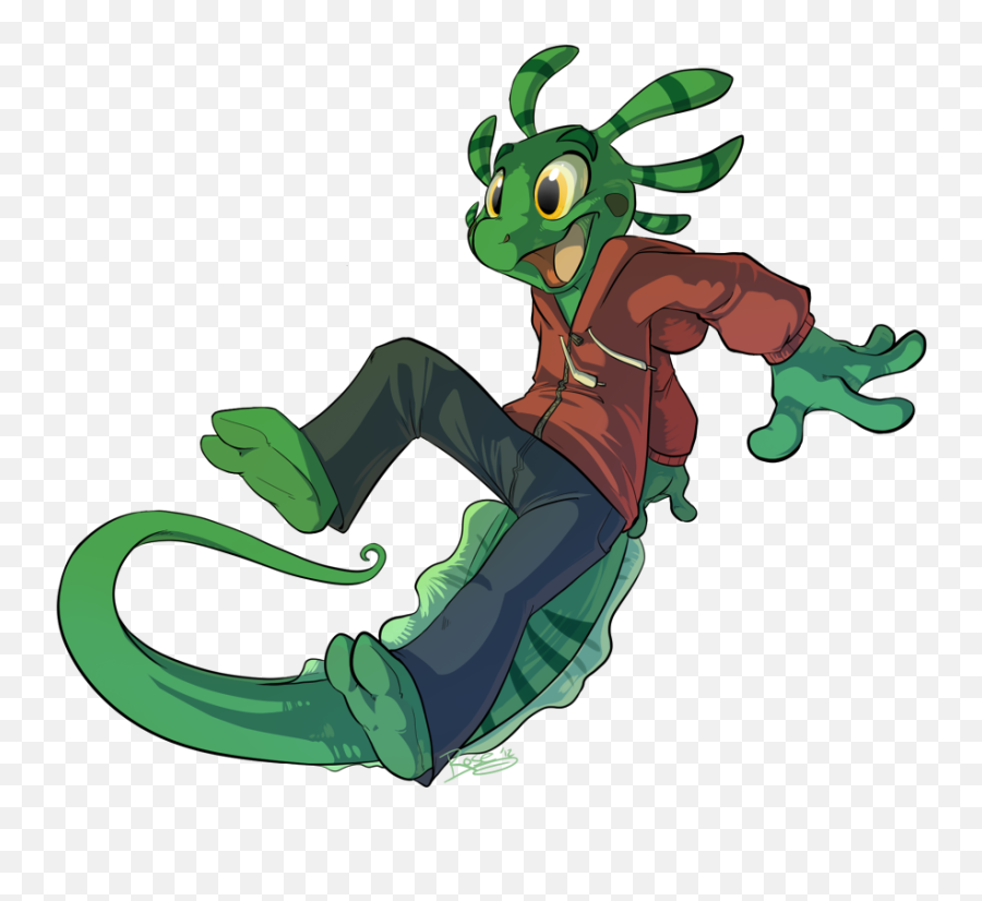 Lizard Guy Clipart - Fictional Character Emoji,Thorn Emoji