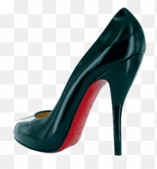 Christian Louboutin Red Bottom Shoe Psd Official Psds - Zapato De Tacon Gucci Mujer Emoji,Red High Heel Emoji