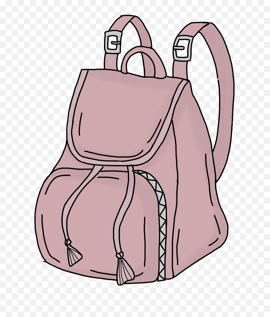 Tumblr School Png - Png Backpack Transparent Cartoon Jingfm Pink Backpack Clip Art Emoji,Cute Emoji Backpacks
