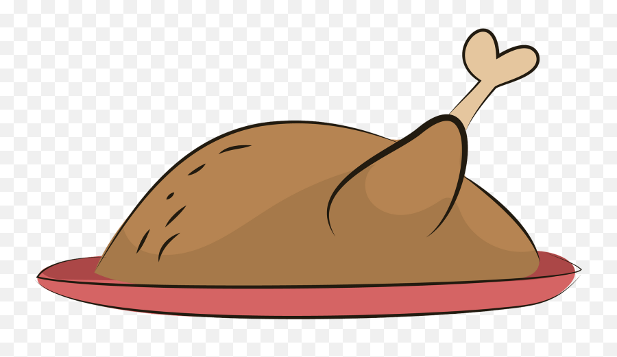 Roast Chicken Clipart - Roast Chicken Clipart Png Emoji,Chicken Wing Emoji