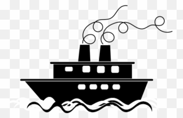 Olas Gráficos Vectoriales - Descarga Imágenes Gratis Pixabay Ship Vector Black And White Emoji,Emoticon De Olas