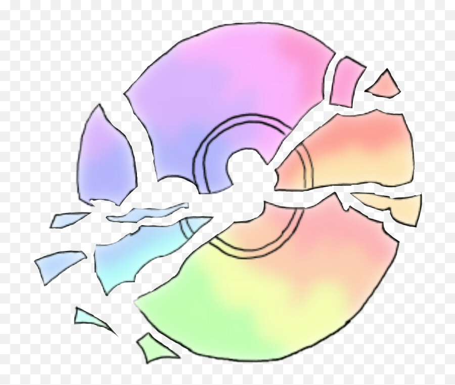 Cd Cd Music Rain Rainbow Effect Sticker - Drawing Emoji,Music And Rain Emoji