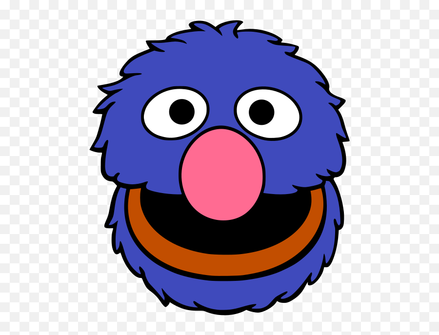 Elmo Head Sesame Street Clipart Free Svg File Free Clip - Cartoon Sesame Street Grover Emoji,Cat Reaper Emoticon -overwatch