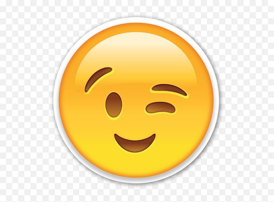 Smiling Face With Smiling Eyes - Winking Face Emoji,Blank Face Emoji
