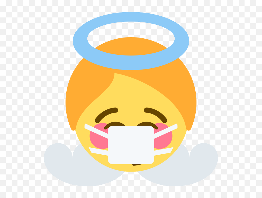 Emoji Face Mashup Bot On Twitter Baby Angel - Happy,Angel Emoji