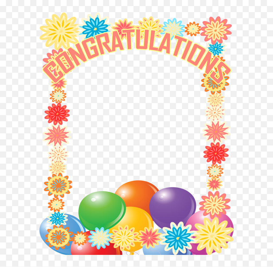 Free Congratulations Cliparts Borders Download Free Clip - Congratulation Png Emoji,Congrats Winners Heart Emoticon