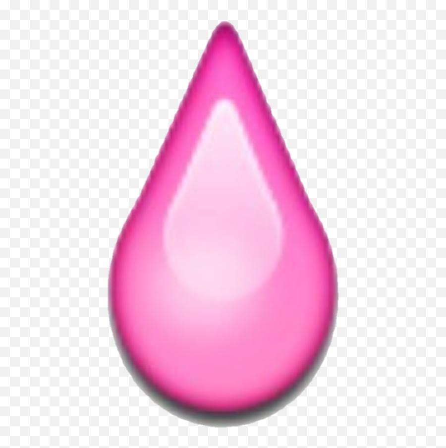 Pink Tear Teardrop Emoji Tumblr Sticker - Pink Emoji Tumblr Png,Teardrop Emoji Transparent