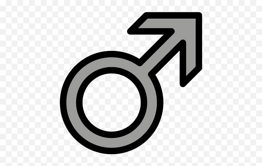 Male Sign Emoji Clipart - Icon Male Symbol,Leo Symbol Emoji