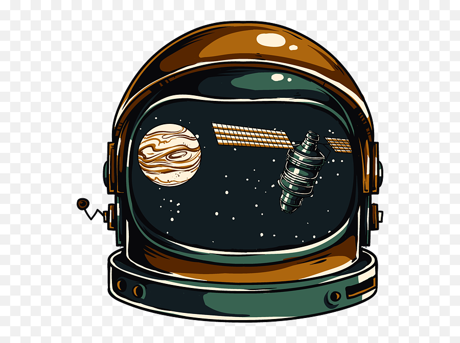 Astronaut T - Retro Space Helmet Emoji,Astronaut Emoji Iphone