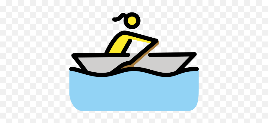 U200d Woman Rowing Boat Emoji - Mulhet Remando,Fight Me Text Emoji