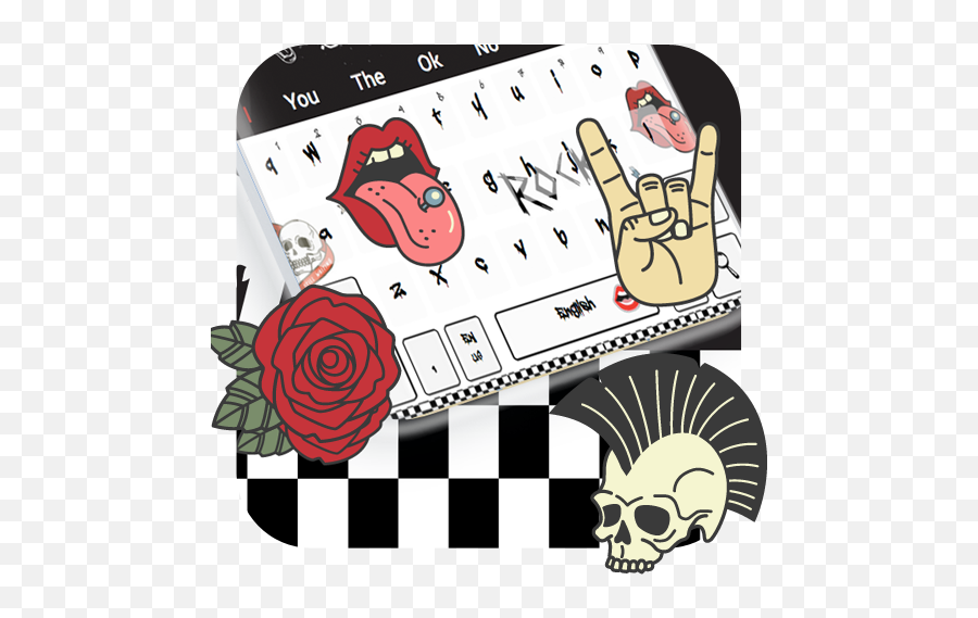 Punk Is Not Dead - Garden Roses Emoji,Punk Rock Emoji