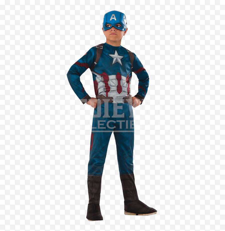 Download Kids Marvel Civil War Captain America Costume - T Cartoon Character Fancy Dress For Boys Emoji,Captain America Civil Ware Emojis
