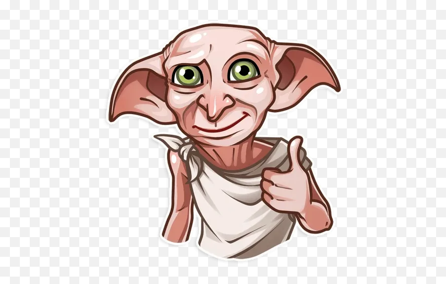 Stickers Set For Telegram - Harry Potter Dobby Sticker Emoji,Dobby Emoji