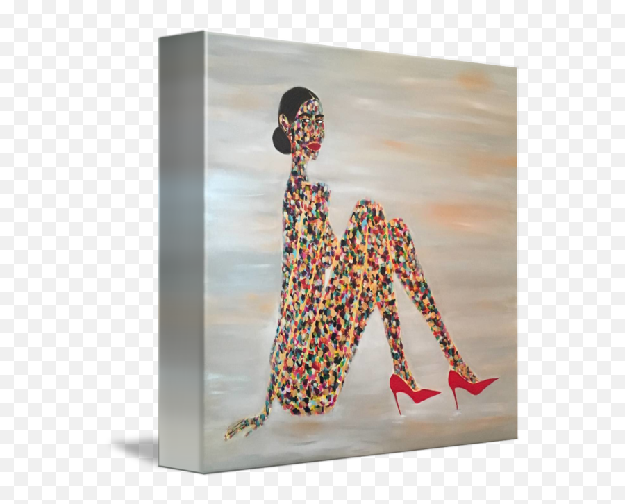 Woman Of Color - Picture Frame Emoji,Painting Outlet Of Emotions