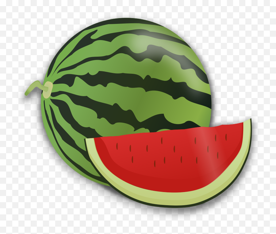 Cartoon Watermelon Clip Art Image - Melon Clipart Emoji,Cantaloupe Emoji