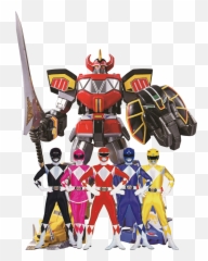 Download Mighty Morphin Power Rangers Png - Bandai Tamashii Emoji,Facebook Emoticons Power Rangers