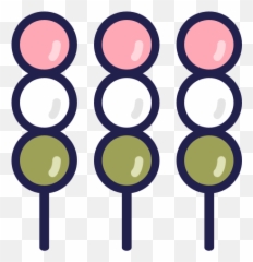 Dango Japan Sweet Japanese Food Cuisine Free Icon Of Emoji,Japanese Emoticons Mooning