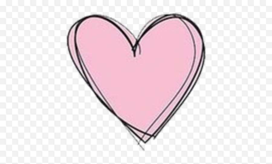 Popular And Trending Lightpink Stickers On Picsart - Heart Sketch Emoji,Emoji Shirts Rue21
