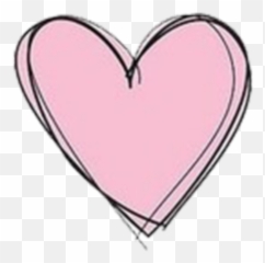 Popular And Trending Lightpink Stickers On Picsart - Heart Sketch Emoji,Emoji Shirts Rue21