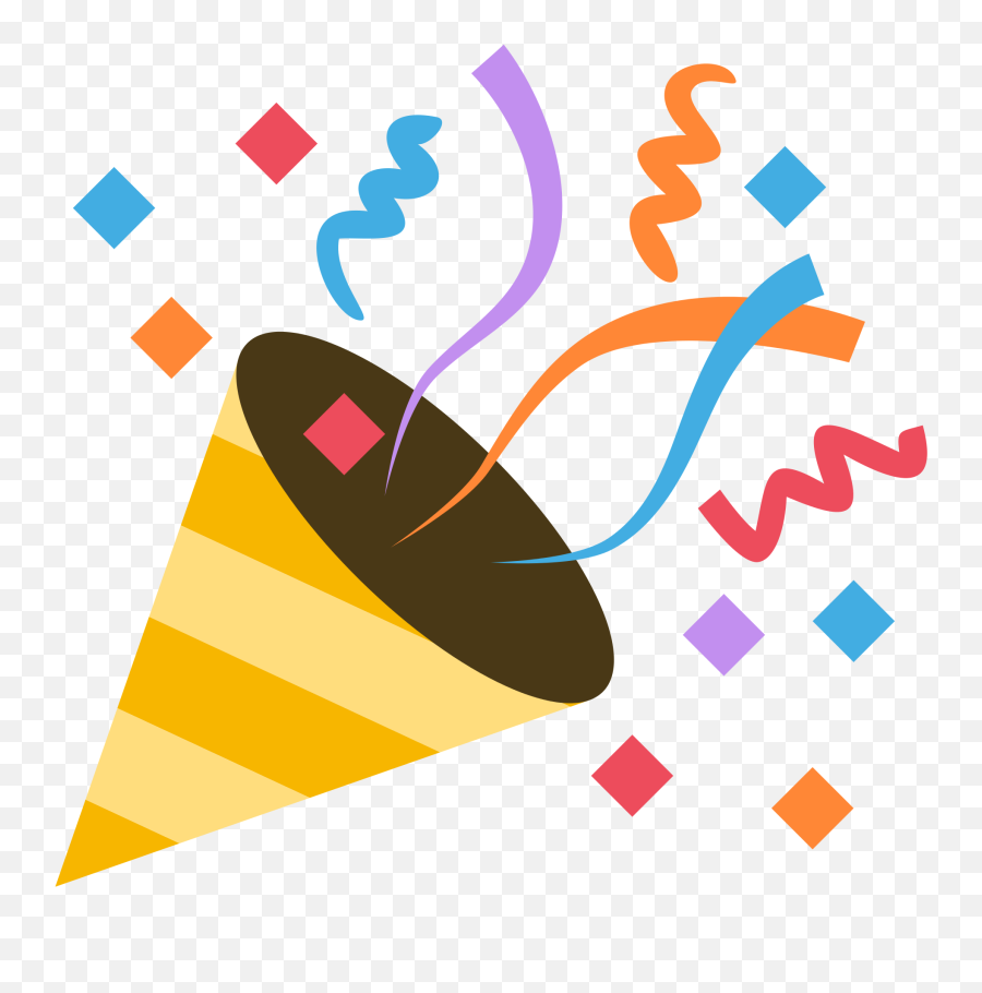 Confetti Clipart Party Popper Confetti - Party Popper Gif Animated Emoji,Emoji Party Favor