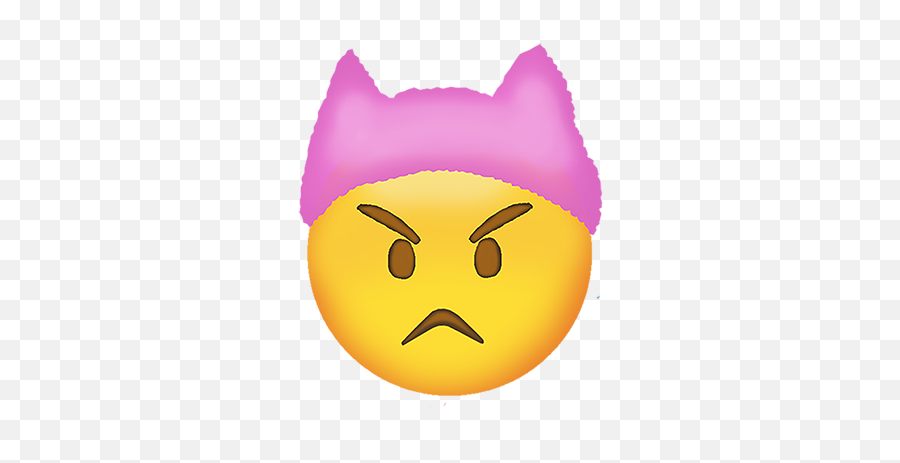 Krista Suhs Pink Hat Emojis - Happy,Emoji Angry Face And Hat