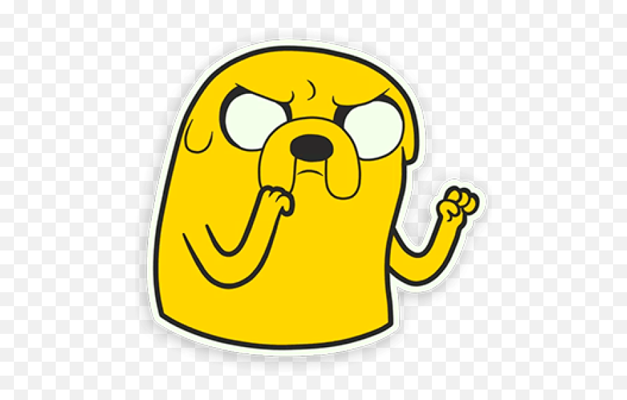 Sticker Maker - Jake The Dog Adventure Time Happy Emoji,Adventure Time Emojis