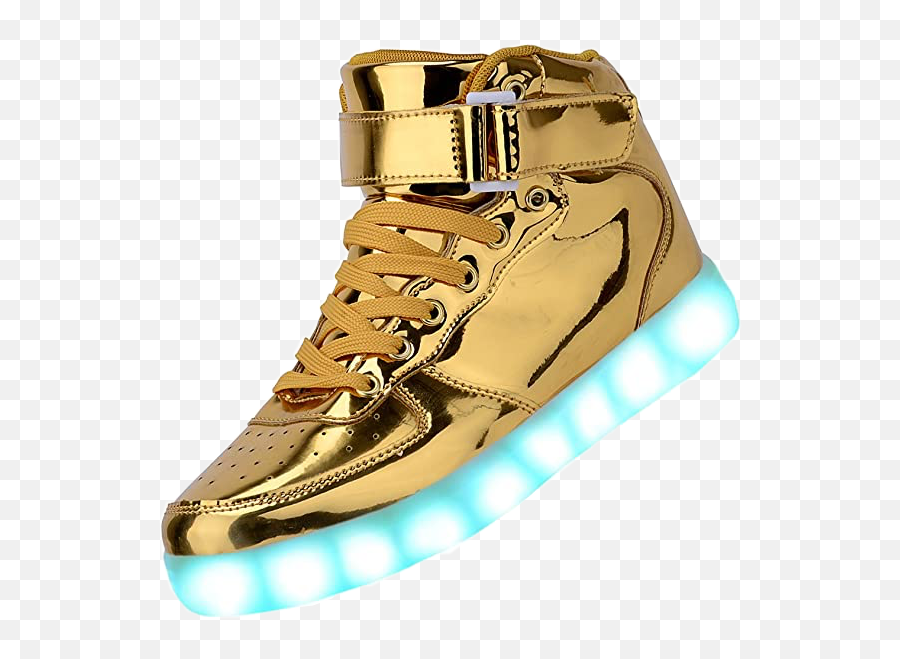 The Most Edited - Gold Light Up Shoes Emoji,Skechers Twinkle Toes Emoji