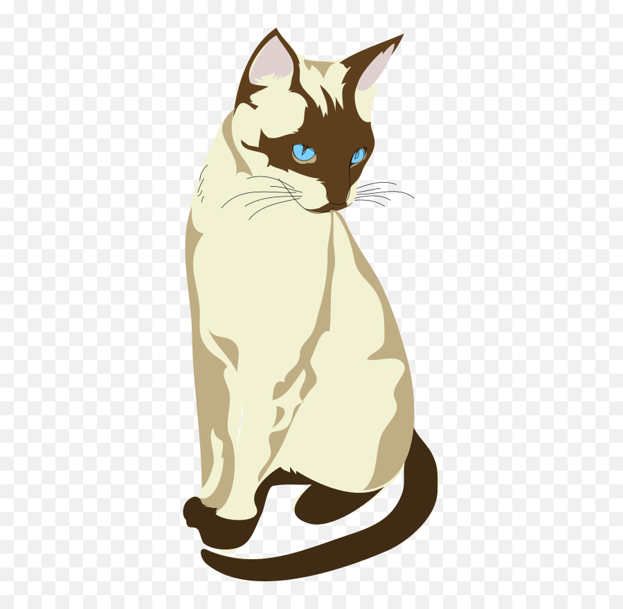 Siamese Cat Clipart - Clip Art Library Siamese Cat Clipart Emoji,Cat Emoji Slippers