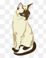 Siamese Cat Clipart - Clip Art Library Siamese Cat Clipart Emoji,Cat Emoji Slippers