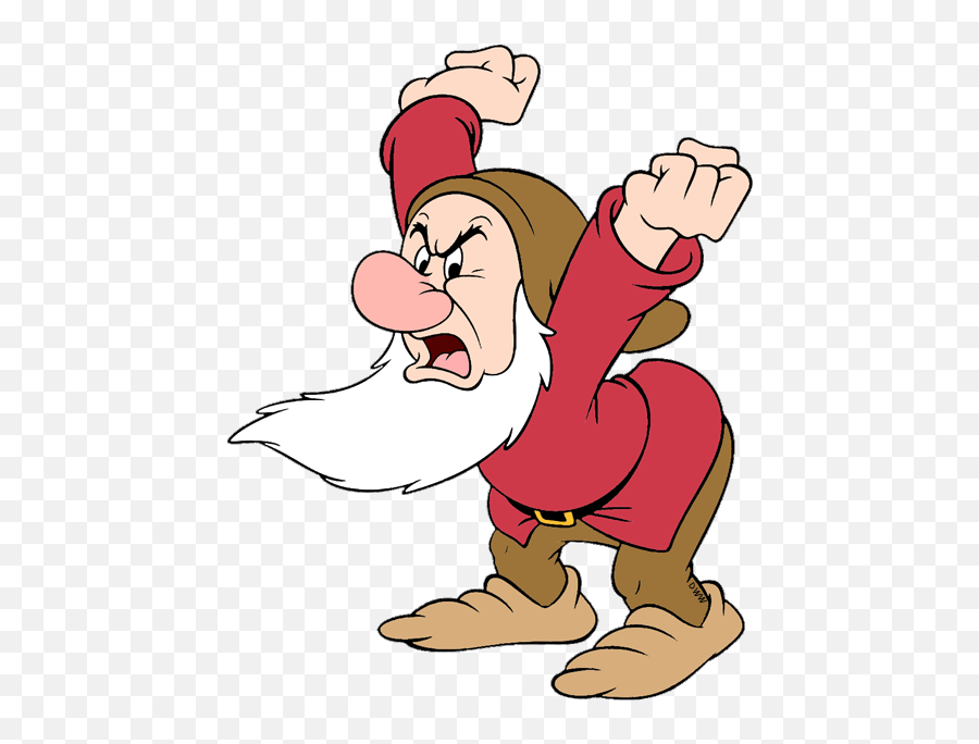 Grumpy Face Clip Art - Dwarf With Anger Issues Emoji,Crabby Emoticon