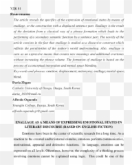 Enallage As A Means Of Expressing - Document Emoji,Expressing Emotions In English