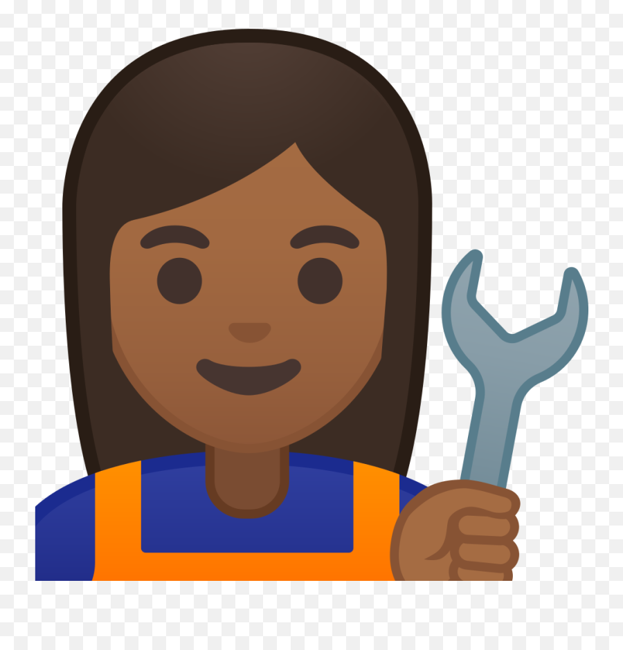 Man Mechanic Medium Dark Skin Tone Icon - Man Emoji,Emoji Skin Tone