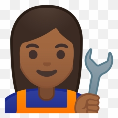Man Mechanic Medium Dark Skin Tone Icon - Man Emoji,Emoji Skin Tone