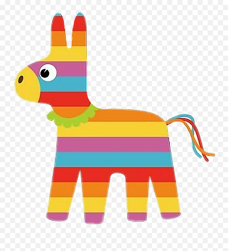 Pinata Sticker - Transparent Pinata Clipart Png Download Pinata Clipart Transparent Emoji,Emoji Pinatas